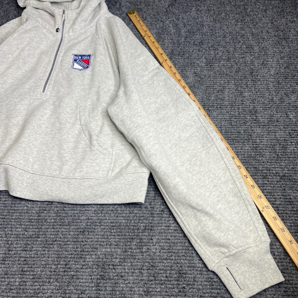 Lululemon Scuba Oversized Half-Zip Hoodie NY Rangers Grey XL/XXL LW3DUSS - Picture 11 of 11
